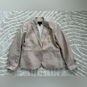 J.Crew Women's Campbell Linen Single-Button Blazer